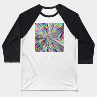 Psychedelic Mouth Cover Baseball T-Shirt